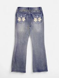 Y2K EMBELLISHED AND EMBROIDERY JEANS