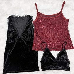 Velvet party Camisole top
