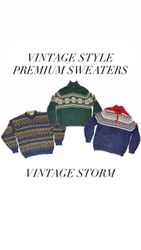 Vintage Premium Printed Sweaters