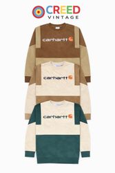 CR1340  Upcycled Carhartt Patch Sweatshirt