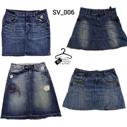 Y2k Unique denim Skirts (SV_006)