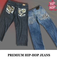 Jeans Hip Hop di marca inclusi Southpole, Ecko, Di..