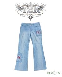Y2K Embroided Jeans Mix Bundle | Stylish Pockets |..