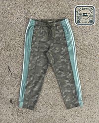 Upcycled Adidas Camo Panel Pants
