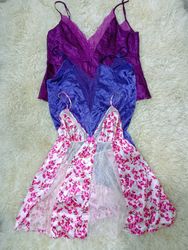 Y2K seta camicie da notte/top Cami (RV # 323)