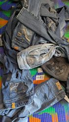 Frau Y2K Schlagjeans