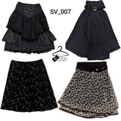 Y2k floral midi skirts (SV_007)