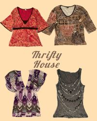 Y2K Meets Boho Chic Tops(TH/226)