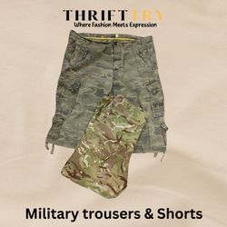 Calças e bermudas militares