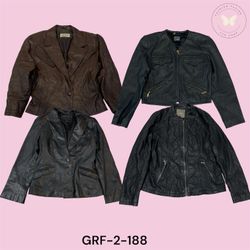 Women’s Cropped Biker Leather Jacket – Edgy Street..