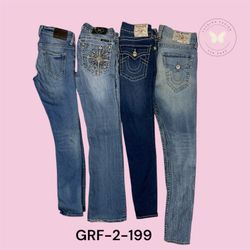 True Religion Women’s High-Rise Skinny Jeans – Lig..