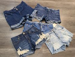 3923 - Y2K Style Embalish Shorts