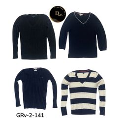 Pull en maille torsadée tendance - Couleurs mélang..