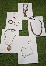 (FV-914) Boho Earthy Handmade Jewelry Collection
