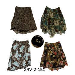 Y2K Poly Skirt Mix – Vintage Aesthetic Collection ..