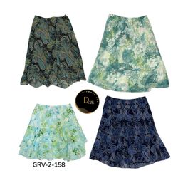 Mix Printed Poly Skirt – Vintage Y2K Collection (G..