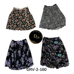 Mix Printed Poly Skirt – Trendy Vintage Collection..