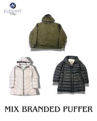 Mix Branded Puffer Jackets - EVM0899