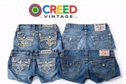 CR6699 Upcycled Y2K Rock Revival & True Religion S..