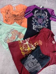 CR6707 Y2K Harley Baby Tees