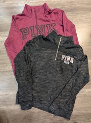 3628 - Pink , Victoria's Secret Pink ¼ Zip