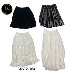 Black & White Cotton Skirt – Classic Summer Style ..