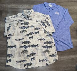 3985 - Columbia Long and Short sleeves Shirts