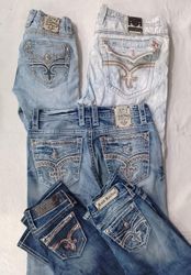 CR6752 Rock Revival Ladies & Men Jeans