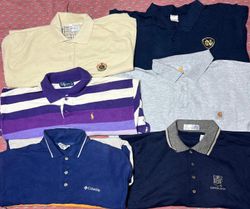 Herren T-Shirt mit Markenkragen