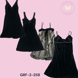 Abito in poliestere stampato floreale nero - Legge..