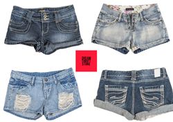 DESIGNER MICRO MINI SHORTS ( BRANDS INCULOADED) AN..