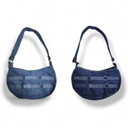 UPCYCLED DENIM Y2K SHOULDER BAG