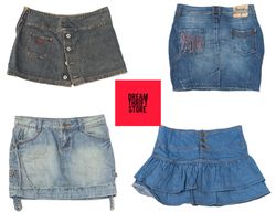 DESIGNER MICRO MINI SKIRTS ( BRANDS INCULOADED) LE..