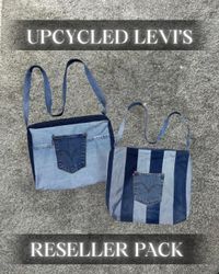 Pacote de Revendedor de Bolsas de Denim Levi’s Upc..