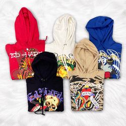 Ed hardy mens pull over hoodies