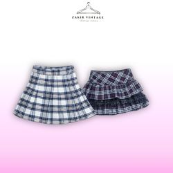 Y2k plated Mini Skirts