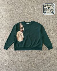 Upcycled Tapestry Patch Sweatshirt