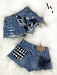 Levis demim upcycle shorts