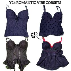 Y2K Romantic Vibe Cami Tops Rw-1609
