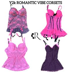 Y2K Romantic Vibe Camisole Rw-1610