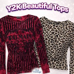 Y2K Full Sleeves Tops