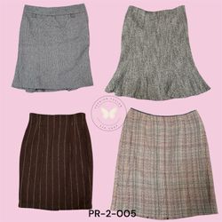 Classic Plaid Wool Skirt – Timeless Winter Essenti..
