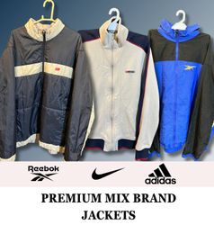 Premium Nike, Adidas and Reebok jackets