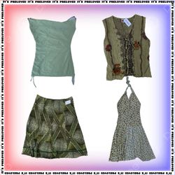 Green Goddess Collection -tops,dresses and skirts ..