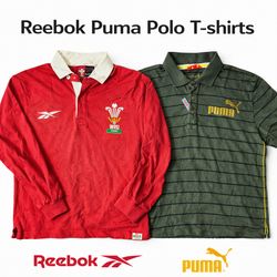 Reebok Puma Polo T-shirts