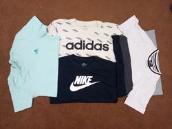 Nike & Adidas Basic Logo Tees
