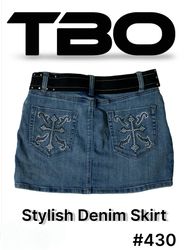 Stylischer Jeansrock #430