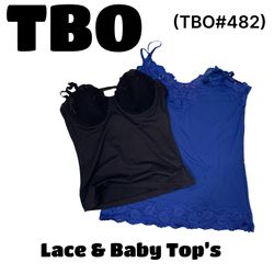 Lace & baby doll tops  #482