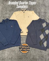 Branded Quarter Zipper Sweaters - (27/02)