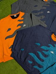 Upcycle Nike sweatshirt patchwork